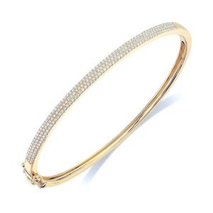14k Solid Gold and Diamond Bracelet